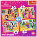 Puzzle Trefl Księżniczki Disney 4w1 Bajkowe historie 4+
