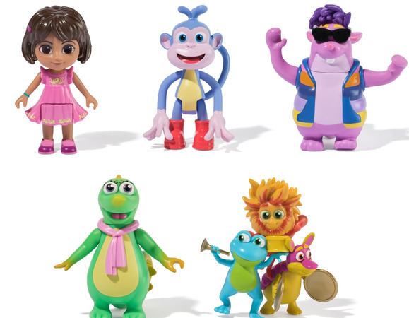 Dora Poznaje Świat Zestaw Fantastic Friends Gift Pack 7 Figurek