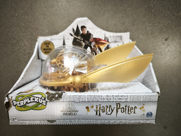 OUTLET Kula Perplexus Go! Harry Potter Labirynt kulkowy 3D gra zręcznościowa złoty znicz USZKODZONE OPAKOWANIE
