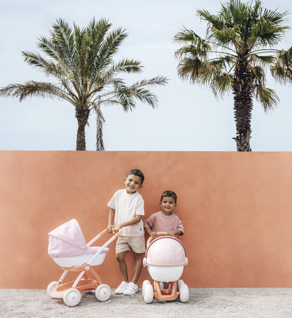 Baby Nurse Landau Wózek głęboki dla lalek z metalowym stelażem