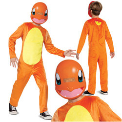 Strój karnawałowy Pokemon Charmander kostium pomarańczowe przebranie Kigurumi 137-149 cm (10-12 lat)