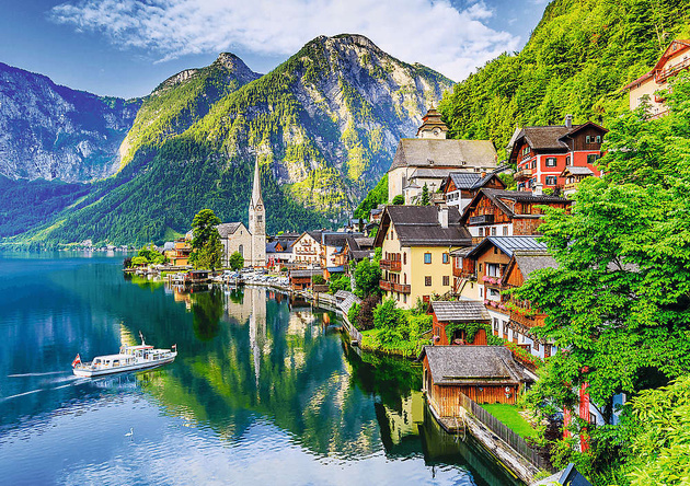 Puzzle 1000 Hallstatt Austria Trefl