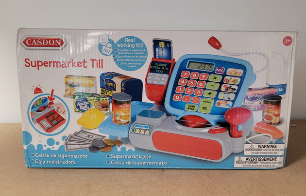 OUTLET Kasa fiskalna sklepowa dla dzieci z akcesoriami Casdon USZKODZONE OPAKOWANIE