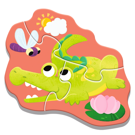 Puzzle dla najmłodszych 4w1 Bobaskowe zwierzątka Moje pierwsze puzzle Trefl