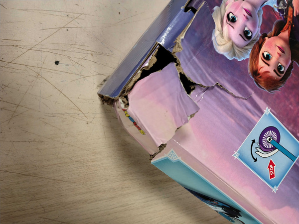 OUTLET Hulajnoga dwukołowa Kraina Lodu Disney składana z regulowaną kierownicą Frozen PRODUKT WADLIWY USZKODZONE OPAKOWANIE