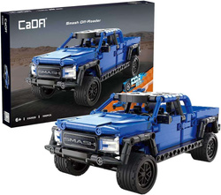 OUTLET Klocki Konstrukcyjne CaDA Niebieski samochód Pojazd terenowy Smash Off-Roader Pull-back 390 elementów USZKODZONE OPAKOWANIE