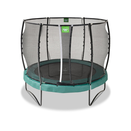 Trampolina ogrodowa z siatką zabezpieczającą Allure Premium 305 cm zielona