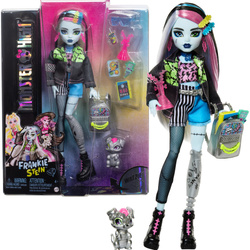 Monster High Zestaw z lalką Frankie Stein pieskiem i akcesoriami