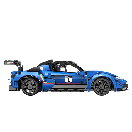 Klocki konstrukcyjne CaDA wyścigówka Samochód wyścigowy zdalnie sterowany Maserati GT2 Auto sportowe 549 elementów RC