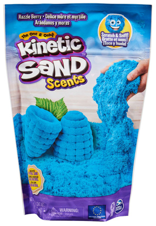 Piasek Kinetyczny Niebieski Pachnący Zapachowy Jagody Scents Kinetic Sand 227g