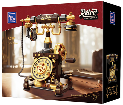 Klocki konstrukcyjne Pantasy Retro collection Telefon z ruchomymi akcesoriami 766 elementów