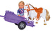 Simbs Evi Love lalka w jeepie z naczepą z koniem