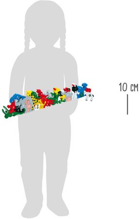 Small Foot 2841 Układanka Zwierzęta litery cyfry