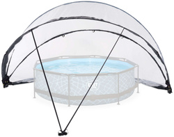 Uniwersalne zadaszenie kopuła naziemna do basenu ogrodowego ECO 460cm