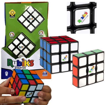 Zestaw Startowy 2 Kostki Rubika 3x3 + rubik's Edge Simple Dla Początkujących
