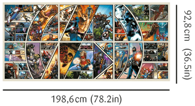 Puzzle Trefl 9000 Avengers Marvel Comic Universe UFT + plakat