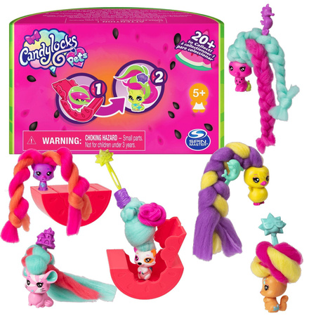 Candy Locks Zwierzątko figurka kolekcjonerska Zwierzaczek niespodzianka + akcesorium plakat 5+ Spin Master