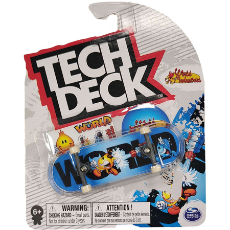 Tech Deck deskorolka fingerboard World Industries + naklejki