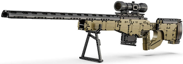 CaDA C81053W klocki konstrukcyjne broń strzelający karabin snajperski 978 el.