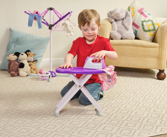 Pralka automatyczna z dźwiękiem dla dzieci Miele Klein + zestaw do prasowania i suszenia