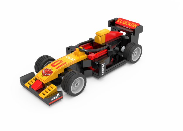 Klocki konstrukcyjne CaDA wyścigówka Samochód wyścigowy Formuła Klockon 123 elementy