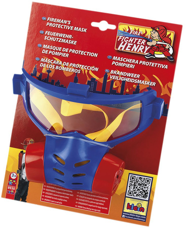 Strażacka Maska Ochronna Regulowane Gogle z Filtrem dla Dzieci 3+