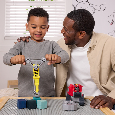 Psi Patrol Charger Dźwig Chwytak Pojazd Budowlany 22 Cm Rubble&crew + Figurka