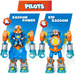 OUTLET SuperZings SuperThings figurka Superbot Kazoom Power 15 cm USZKODZONE OPAKOWANIE