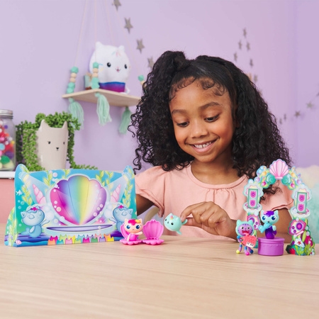 Koci Domek Gabi Zestaw Kotlantyda Mermaid-lantis Gabby's Dollhouse figurki + akcesoria