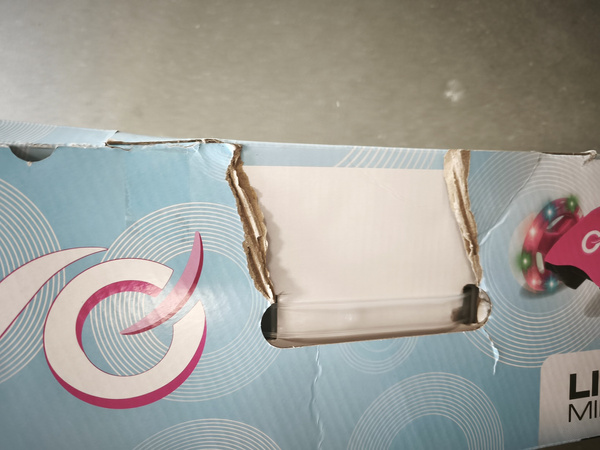 OUTLET EVO Regulowana Trójkołowa Hulajnoga dla Dzieci Light Up Mini Cruiser Różowy Świecące kółka USZKODZONE OPAKOWANIE