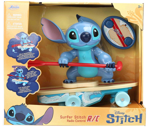 Disney Zdalnie Sterowany Stich Stitch na desce Surfingowej Surfer RC