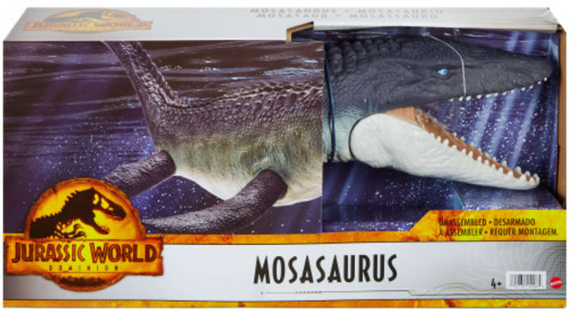 Jurassic World duża ruchoma figurka dinozaur Mosasaurus 71 cm