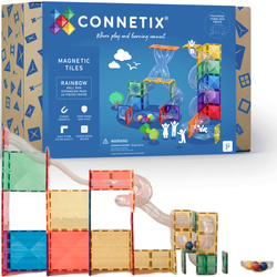 CONNETIX Ball Run Expansion Pack Kreatywne klocki magnetyczne 66 elementów