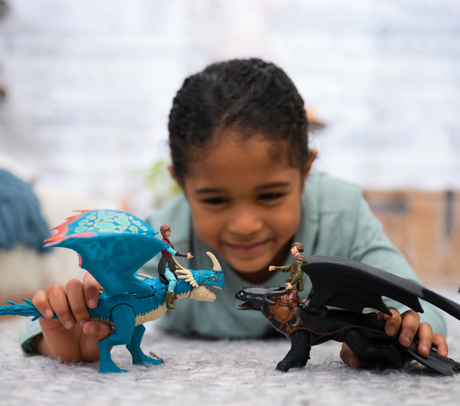 Jak wytresować smoka zestaw figurek Deadly Nadder i Astrid