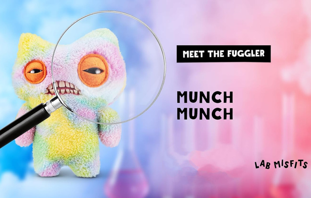 Fuggler Potwór Maskotka Munch Munch Śpioch Pluszowy 22 Cm