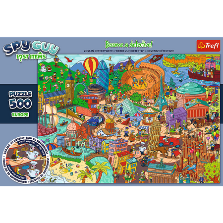 Trefl Puzzle 500 Spy Guy Lost Items: Europe