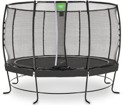 Trampolina ogrodowa z siatką zabezpieczającą Lotus Premium 366 cm czarna