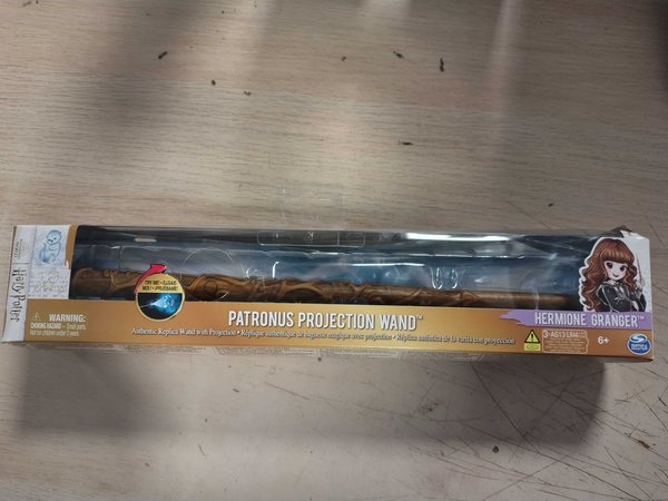 OUTLET Harry Potter Hermiona Granger magiczna różdżka patronus projektor 32 cm USZKODZONE OPAKOWANIE