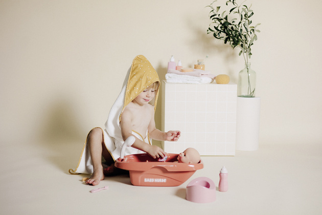 Baby Nurse Zestaw do kąpieli dla Lalek dla Małych Opiekunek wanienka i akcesoria