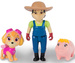 Psi Patrol Skye Odważne Pieski Figurki Farmerka Yumi I Świnka Hero Pup Core