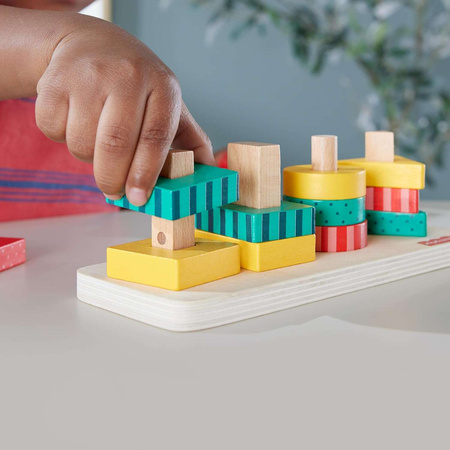 Fisher-Price Drewniany Sorter Kształtów Układanka
