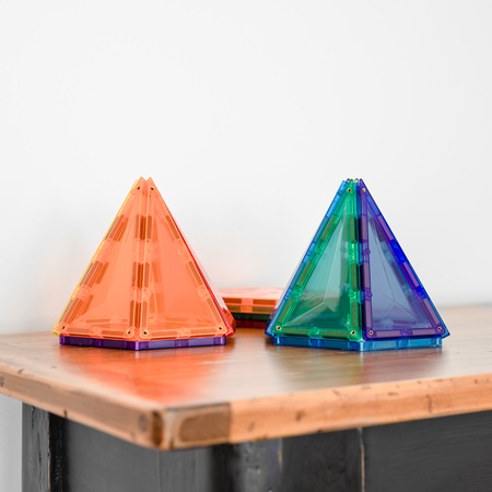 CONNETIX Rainbow Geometry Pack Kreatywne klocki magnetyczne 30 elementów