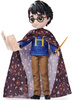 Lalki figurki kolekcjonerskie Harry Potter i sowa Hedwiga oraz Brilliant Hermiona Granger z kociołkiem i rudy kot Krzywołap + akcesoria 20 cm