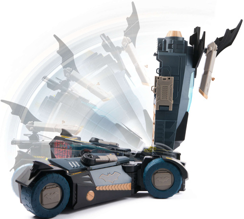 DC Comics Batman Zestaw Batmobile Ultimate Transforming + figurka 10 cm Światło Dźwięk