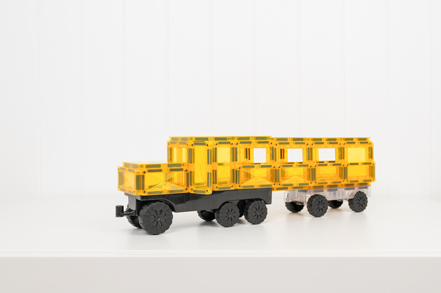 CONNETIX Rainbow Transport Pack Kreatywne klocki magnetyczne 50 elementów