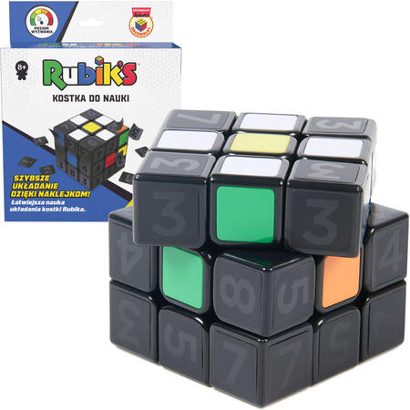 Zesta Kostka Rubika Oryginalna 3x3 układanka logiczna Rubik's Cube + Rubik's Kostka do nauki kolorowa strategiczna gra z naklejkami