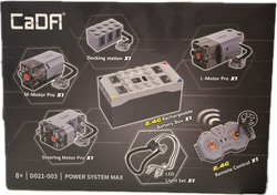 Klocki CaDA Zestaw Power System MAX Napęd do zdalnego sterowania pojazdów D021-003
