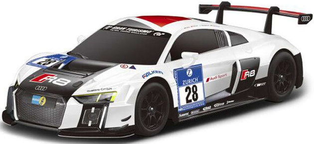 Zdalnie sterowane auto Audi R8 LMS RC biały pojazd sportowy 1:18 Rastar