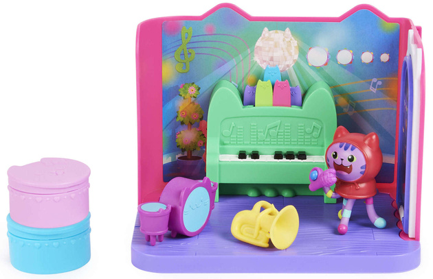 Koci Domek Gabi Duży Zestaw Interaktywny domek Purrfect Dollhouse + 6 pokoi i akcesoria