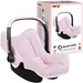 Nosidełko fotelik samochodowy 2w1 dla lalek długości do 42 cm Maxi Cosi różowe
